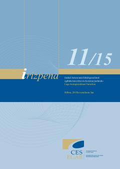 11/15 Irizpena, Euskal Autonomia Erkidegoan kirol-ogibideetara iritsi eta horietan jarduteko Lege Aurreproiektuari buruzkoa